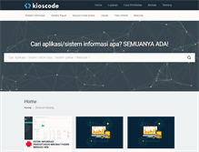 Tablet Screenshot of kioscode.com